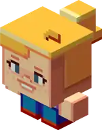 Agnes Mob Vote Server.png: Infobox image for Tiny Agnes the character in Minecraft