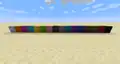 All 16 shulker colors from before Java Edition 1.16.4.