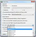 Selecting alpha versions in the launcher.