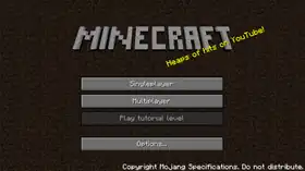 Alpha v1.2.1_01 menu.png: Infobox image for Minecraft Alpha v1.2.1_01 the version in Minecraft