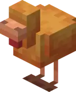 Amber Chicken Blink.png: Infobox image for Amber Chicken the entity in Minecraft