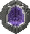 Cracked amethyst geode in 20w46a, after the textures of calcite, block of amethyst, and budding amethyst were changed