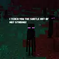 Screenshot of an enderman released for World Kindness Day