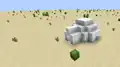 An igloo in a superflat desert