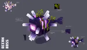 Concept art of the ancient guardian.