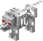 Angry Skeleton Wolf.png: Infobox image for Skeleton Wolf the entity in Minecraft