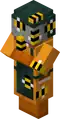 Several bees as drawn on an NPC.