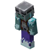Armored Frozen Zombie.png: Infobox image for Frozen Zombie the dungeons entity in Minecraft