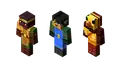 Skins from the Builders & Biomes skin pack.