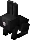 Baby Black Rabbit.png: Infobox image for Rabbit the entity in Minecraft