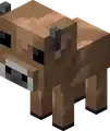 Baby Brown Mooshroom.png: Infobox image for Mooshroom the entity in Minecraft