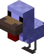 Baby Diamond Chicken.png: Infobox image for Diamond Chicken the entity in Minecraft