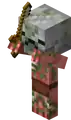 A baby zombie pigman targetting