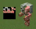 The hidden baby zombie pigman head outer layer.