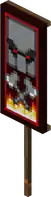 Bad Omen Captain Banner.png: Infobox image for Banner the dungeons item in Minecraft