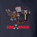 "Bad Omen", an official T-Shirt design featuring an evoker.