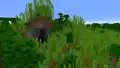 A bamboo jungle hills in Java Edition.