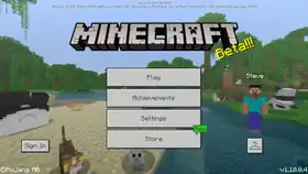 Bedrock 1.10.0.4.png: Infobox image for beta 1.10.0.4 the version in Minecraft