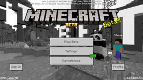 Bedrock 1.16.200.53.png: Infobox image for beta 1.16.200.53 the version in Minecraft