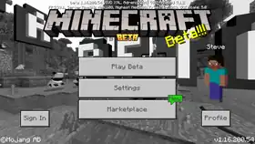 Bedrock 1.16.200.54.png: Infobox image for beta 1.16.200.54 the version in Minecraft
