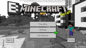 Bedrock 1.16.210.61.png: Infobox image for beta 1.16.210.61 the version in Minecraft