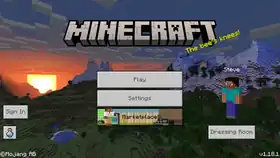 Bedrock 1.18.1.png: Infobox image for v1.18.1 the version in Minecraft