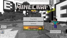 Bedrock 1.18.10.24.png: Infobox image for beta 1.18.10.24 the version in Minecraft