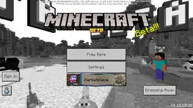 Bedrock 1.18.10.28.png: Infobox image for beta 1.18.10.28 the version in Minecraft