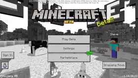 Bedrock 1.18.30.22.png: Infobox image for Preview 1.18.30.23 the version in Minecraft