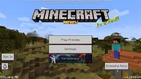 Bedrock 1.19.10.24.png: Infobox image for Preview 1.19.10.24 the version in Minecraft