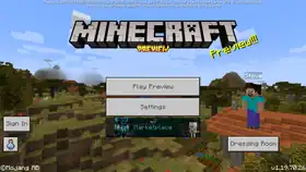 Bedrock 1.19.70.26.png: Infobox image for Preview 1.19.70.26 the version in Minecraft