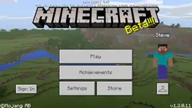 Bedrock 1.2.0.11.png: Infobox image for beta 1.2.0.11 the version in Minecraft