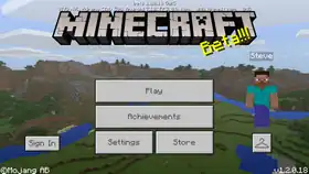 Bedrock 1.2.0.18.png: Infobox image for beta 1.2.0.18 the version in Minecraft