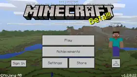 Bedrock 1.2.0.22.png: Infobox image for beta 1.2.0.22 the version in Minecraft