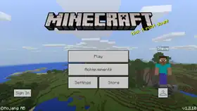 Bedrock 1.2.10.png: Infobox image for v1.2.10 the version in Minecraft