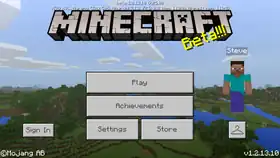 Bedrock 1.2.13.10.png: Infobox image for beta 1.2.13.10 the version in Minecraft