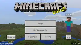 Bedrock 1.2.13.6.png: Infobox image for beta 1.2.13.6 the version in Minecraft