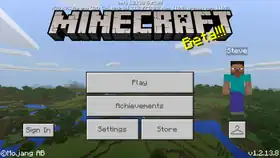 Bedrock 1.2.13.8.png: Infobox image for beta 1.2.13.8 the version in Minecraft