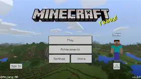 Bedrock 1.2.9.png: Infobox image for v1.2.9 the version in Minecraft