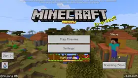 Bedrock 1.20.0.25.png: Infobox image for Preview 1.20.0.25 the version in Minecraft