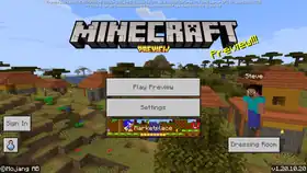 Bedrock 1.20.10.20.png: Infobox image for Preview 1.20.10.20 the version in Minecraft