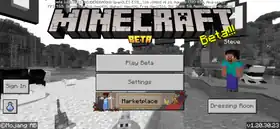 Bedrock 1.20.30.23.png: Infobox image for beta 1.20.30.23 the version in Minecraft