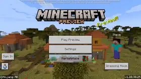 Bedrock 1.20.30.25.png: Infobox image for Preview 1.20.30.25 the version in Minecraft