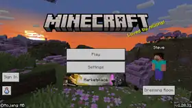 Bedrock 1.20.31.png: Infobox image for v1.20.31 the version in Minecraft