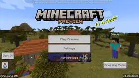 Bedrock 1.20.40.21.png: Infobox image for Preview 1.20.40.21 the version in Minecraft