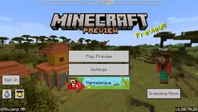 Bedrock 1.20.70.20.png: Infobox image for Preview 1.20.70.20 the version in Minecraft