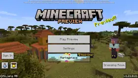 Bedrock 1.21.0.21.png: Infobox image for Preview 1.21.0.21 the version in Minecraft