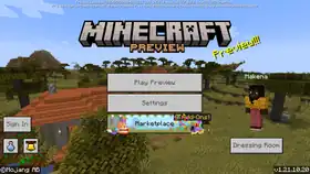 Bedrock 1.21.10.20.png: Infobox image for Preview 1.21.10.20 the version in Minecraft