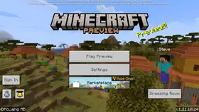 Bedrock 1.21.10.24.png: Infobox image for Preview 1.21.10.24 the version in Minecraft