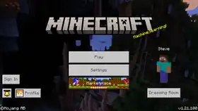 Bedrock 1.21.100.png: Infobox image for v1.21.100 the version in Minecraft